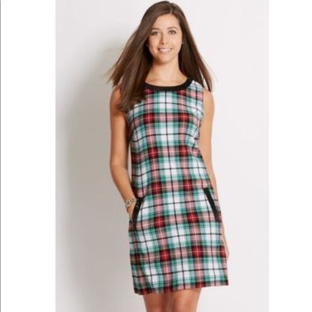 Vineyard Vines Plaid Shift Dress